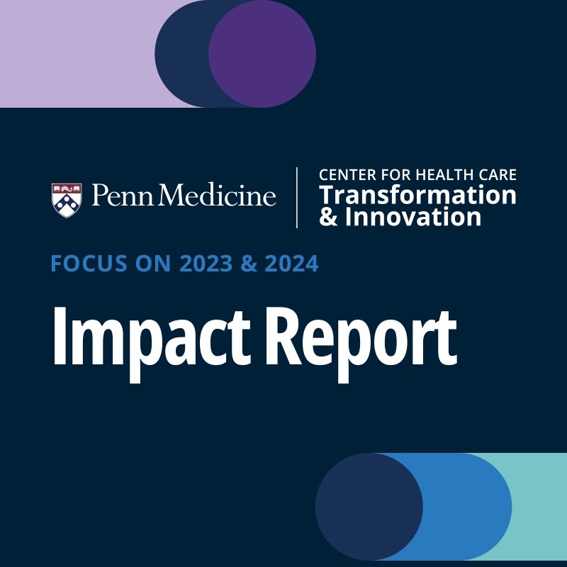 Decorative image with CHTI logo and text "Impact Report - focus on 2023 and 2024"