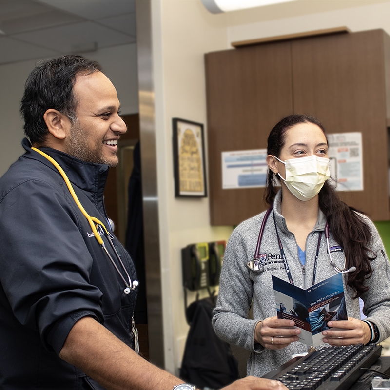 Austin Kilaru and Julia Borgesi, practitioners in the PATH program