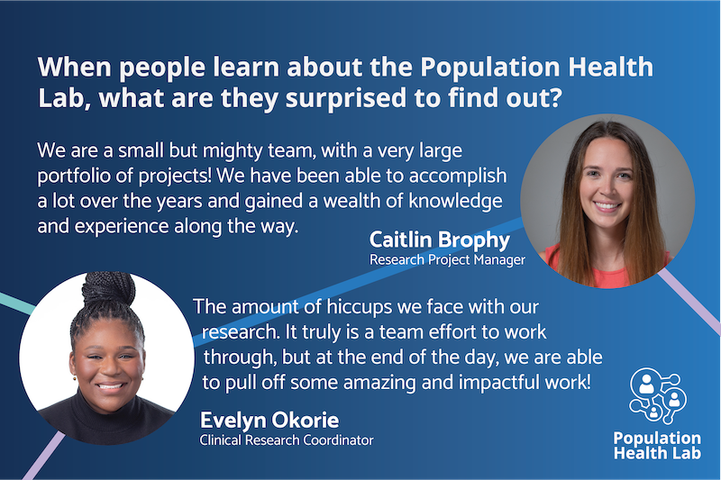 Quotes from Caitlin and Evelyn on what's surprising about the PHL