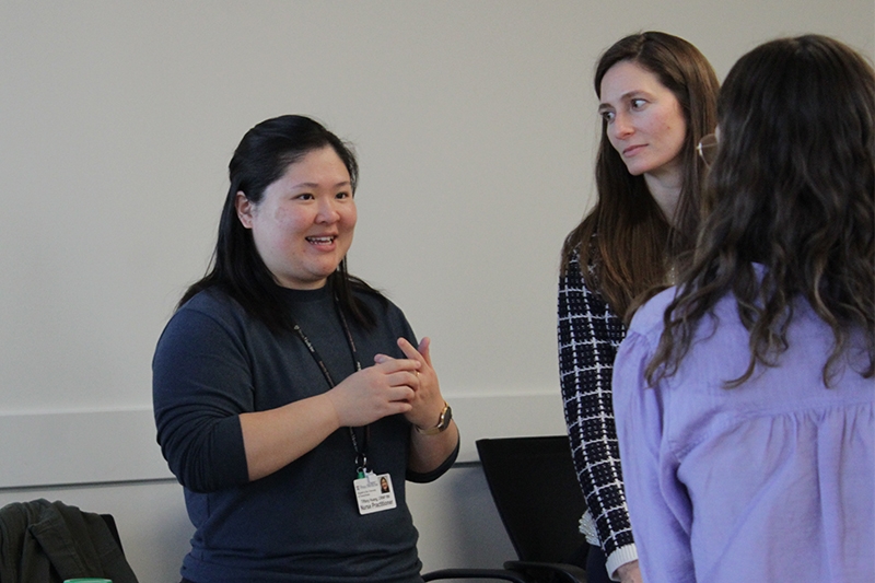 Clinical project leads in conversation